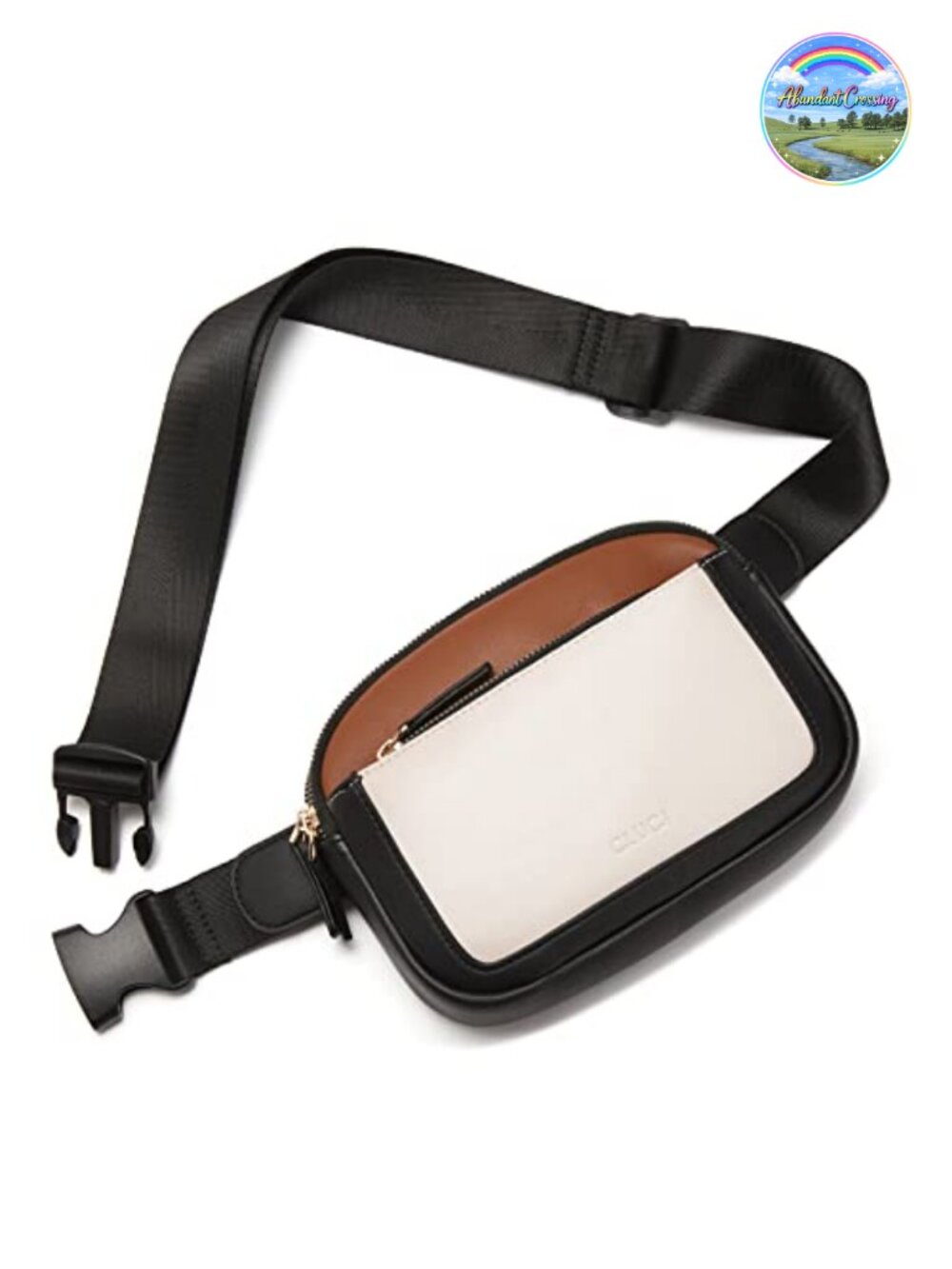 Mini Crossbody Fanny Pack Vegan Leather Adjustable Strap Waist Bag